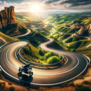 guía ruta del silencio en moto