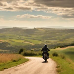 Atravesar el Camino de Santiago en moto