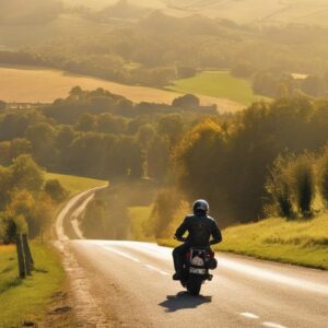 Encuentro con el Camino de Santiago en moto