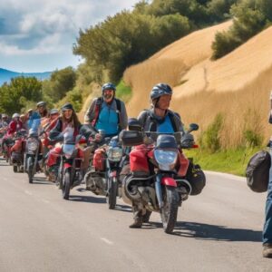 como-compartir-el-camino-de-santiago-con-otros-peregrinos-en-moto