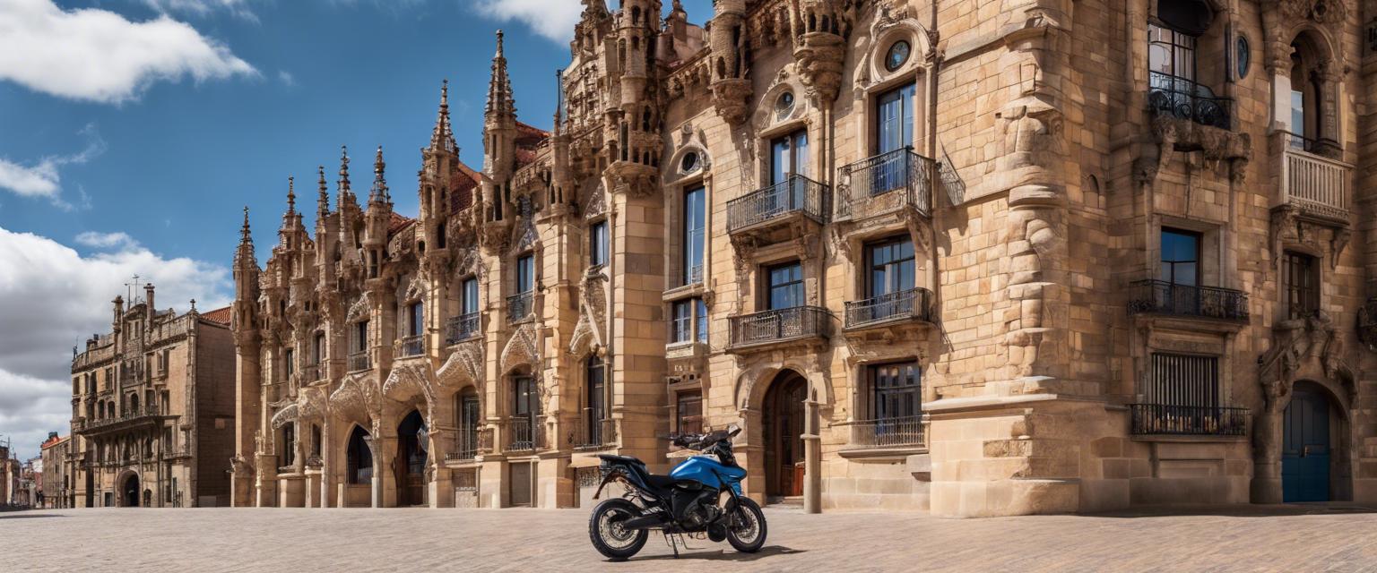 Pueblos del Camino de Santiago en moto