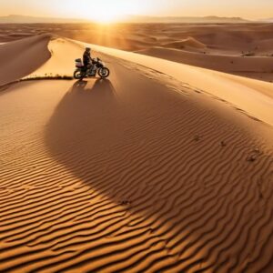 Explorando las Dunas de Merzouga en Moto