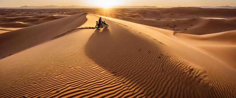 Explorando las Dunas de Merzouga en Moto