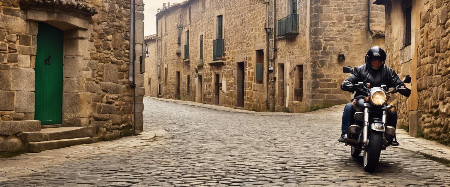 Recorrido en moto por el Camino de Santiago