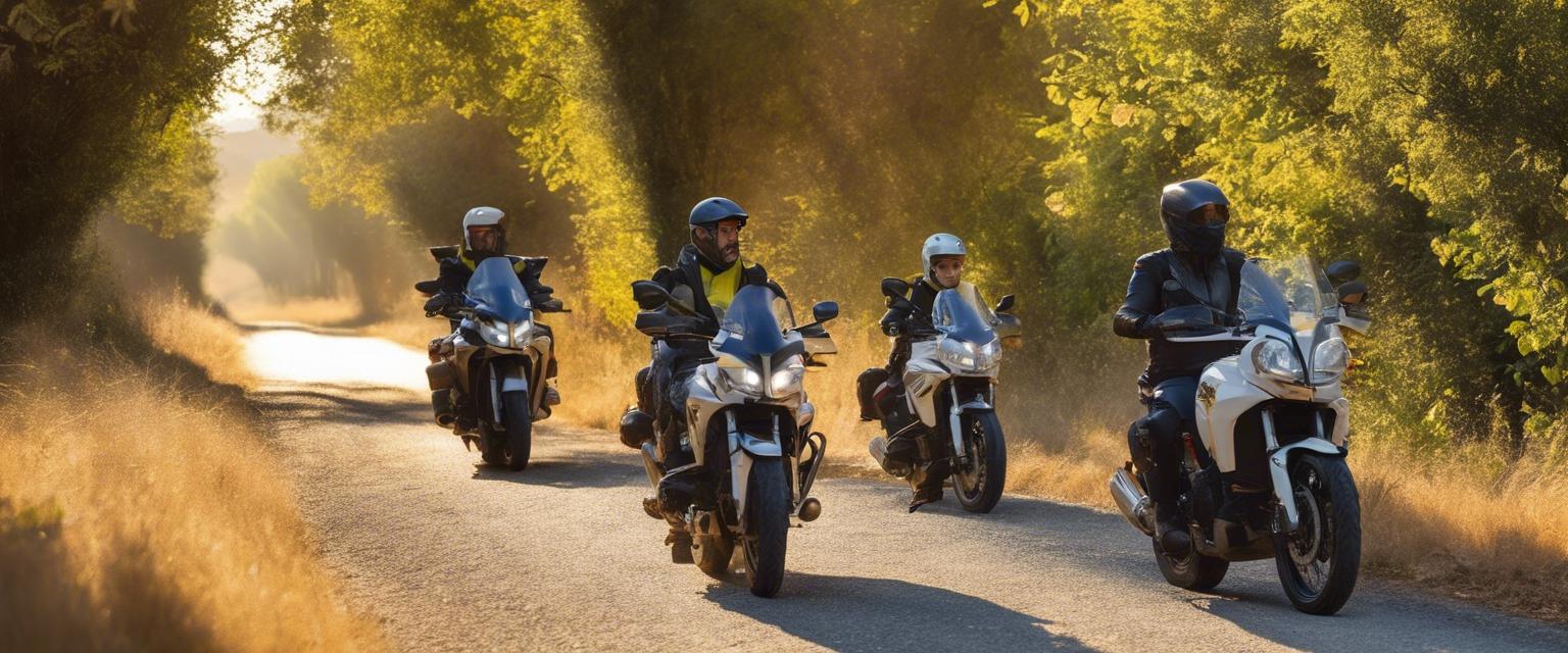 Visita espiritual en el Camino de Santiago en moto