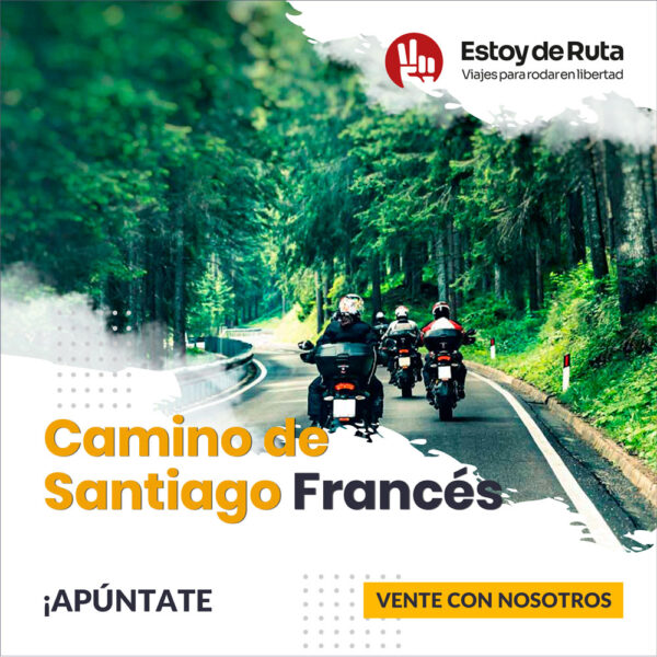 Camino de Santiago francés en moto