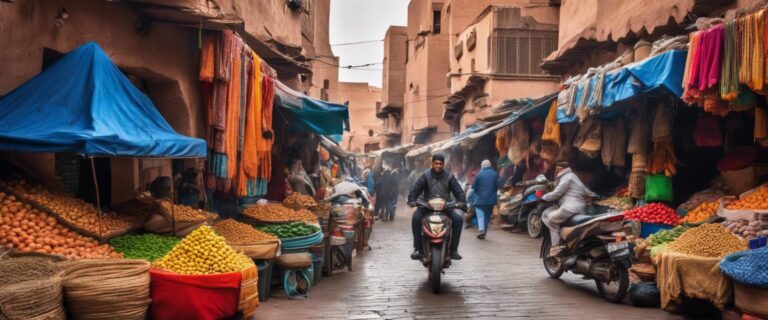 Cómo Navegar por los Mercados de Marruecos en Moto