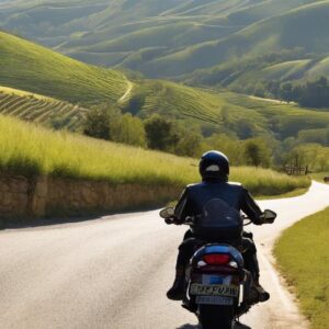 ruta de moto por el Camino de Santiago