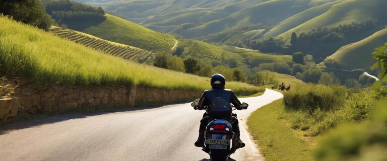 ruta de moto por el Camino de Santiago