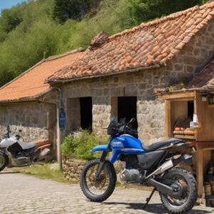 visitar Melide en moto Camino Santiago