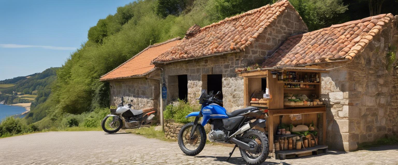 visitar Melide en moto Camino Santiago