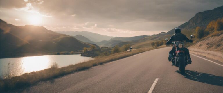 Faro Estrada Nacional 2 en moto