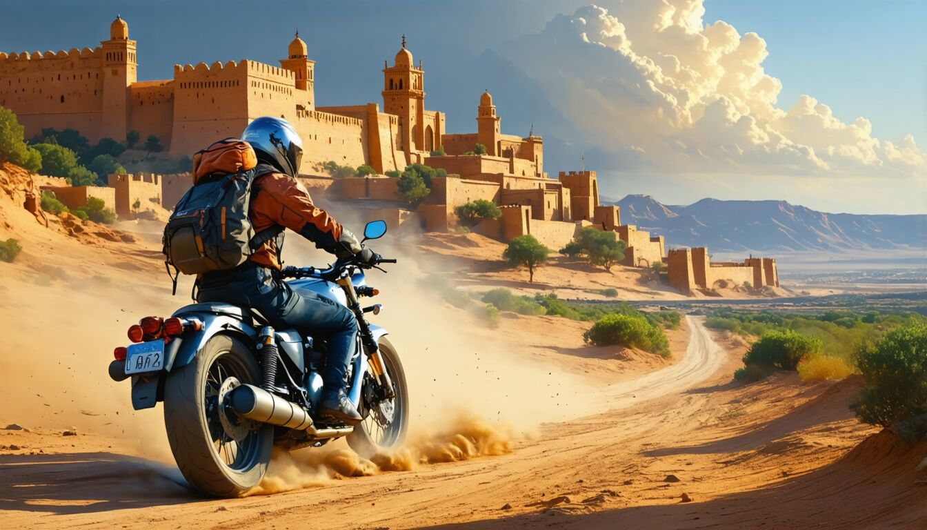 Ruta en moto de Marrakech a Rabat