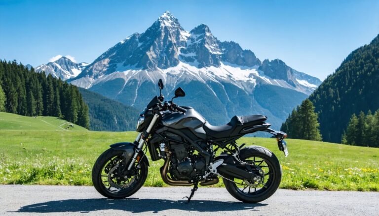 preparar moto para viajar a los Alpes