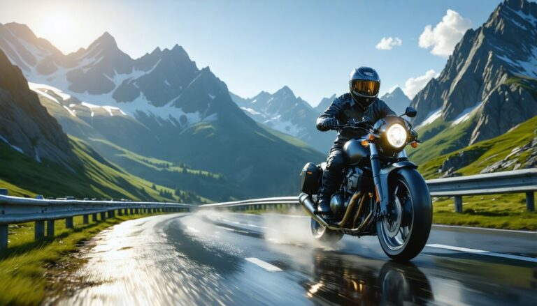 puertos suizos en moto