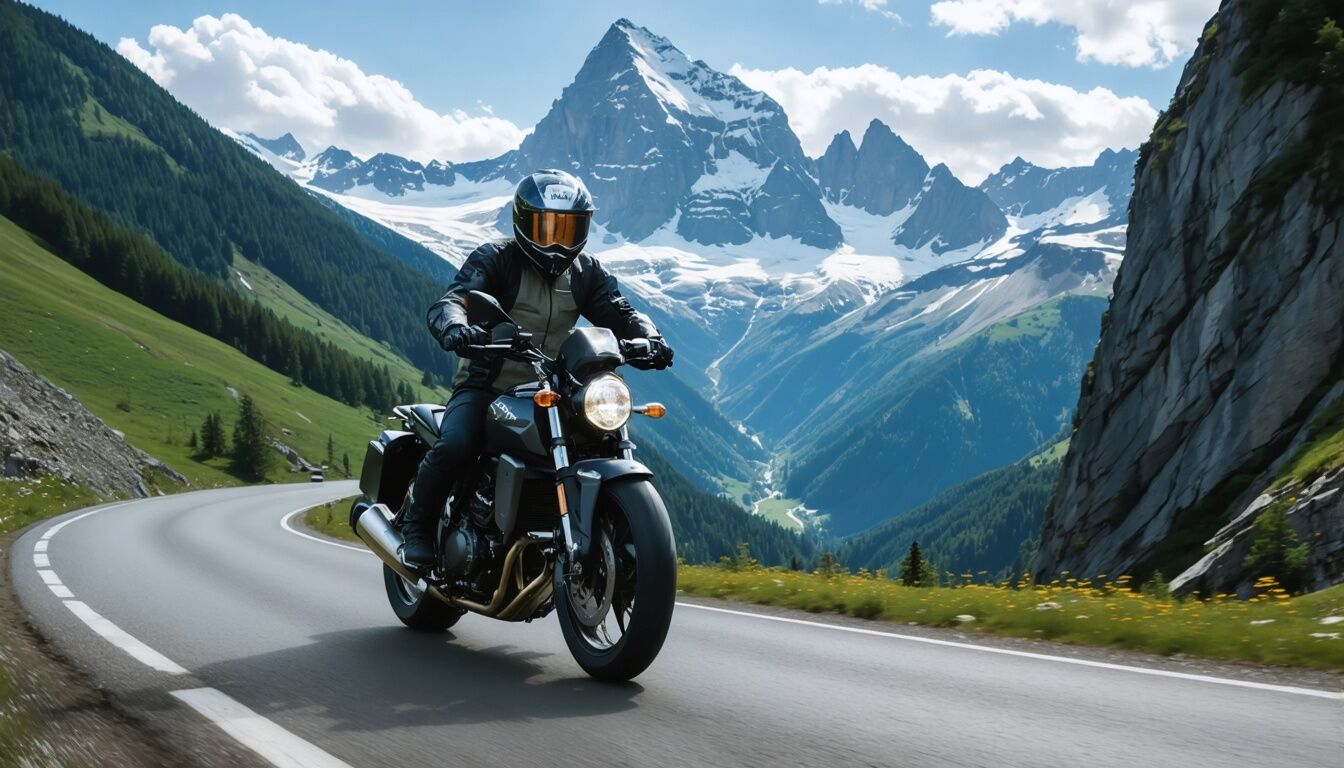 Grossglockner en moto