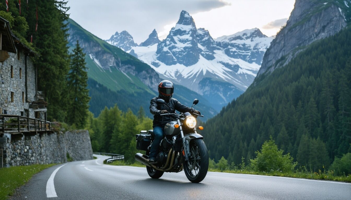 Alpes en moto