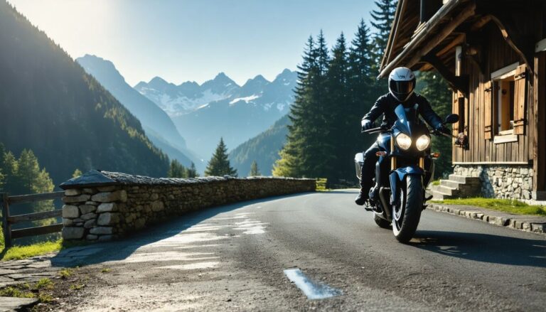 Alpes en moto en septiembre