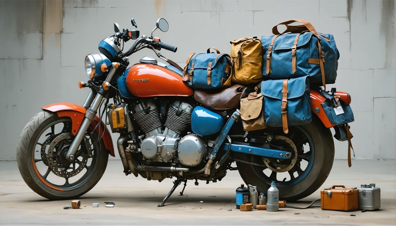 qué llevar en una ruta larga en moto