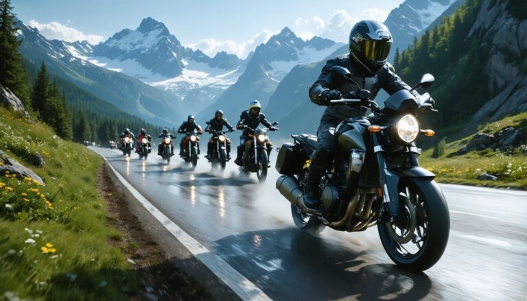 nivel para viajar a los Alpes en moto