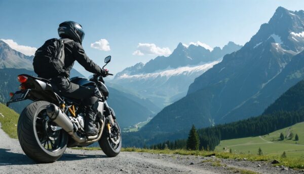 viaje a los Alpes en moto