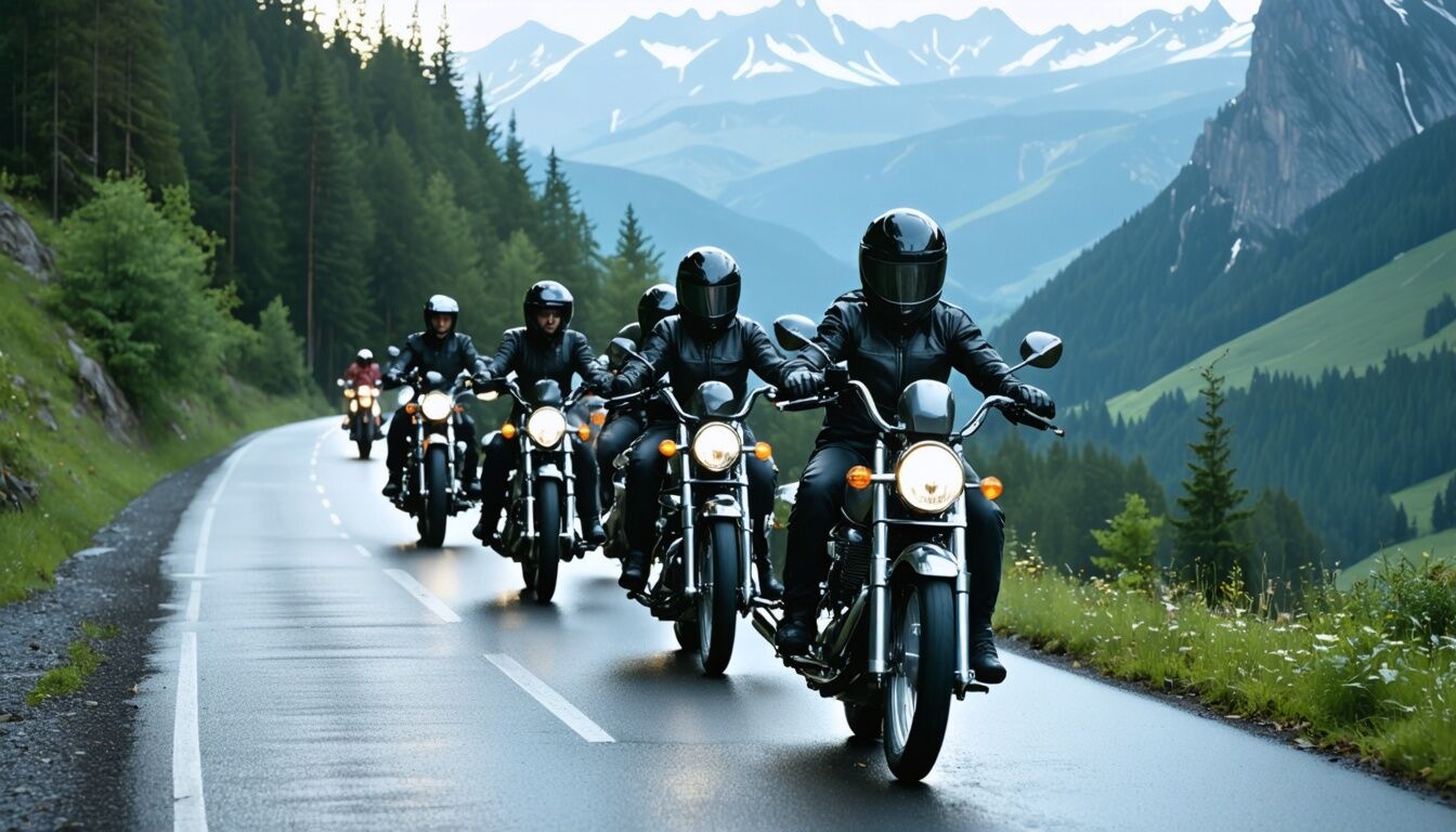 Rodar en grupo en la Transpirenaica en moto sin perder tu ritmo