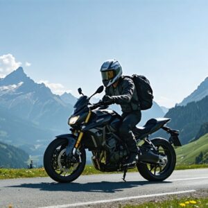 Stelvio en moto