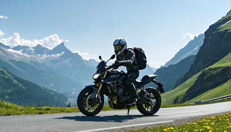 Stelvio en moto
